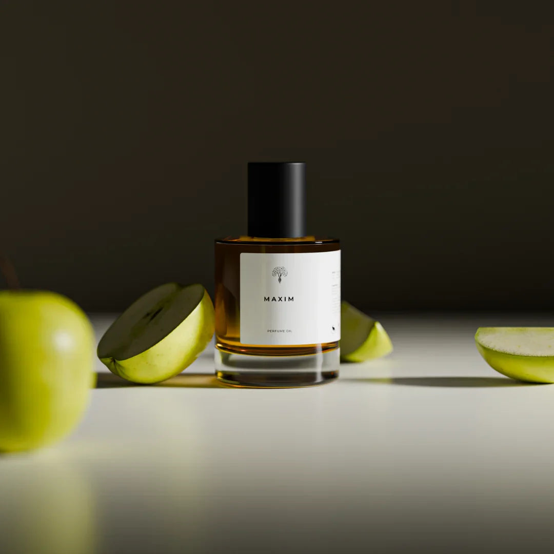 Maxim perfume bottle with dropper