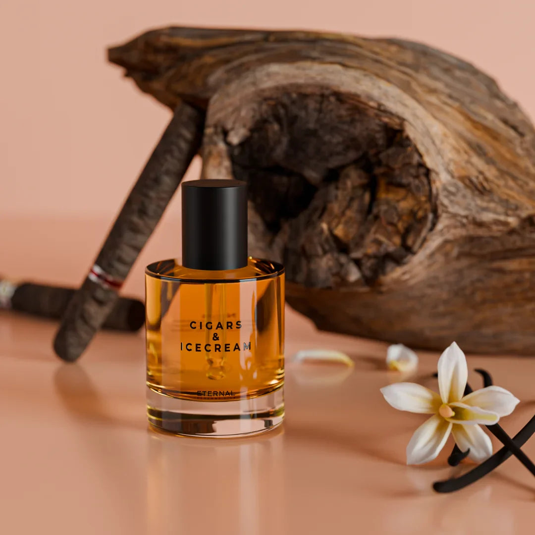 Cigars & Icecream perfume bottle with dropper