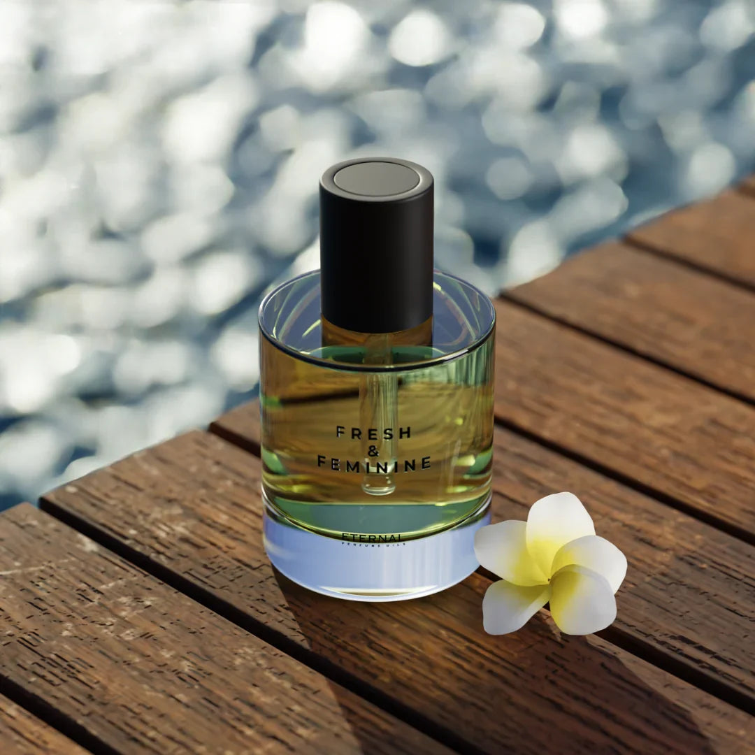 Fresh & Feminine perfume bottle with dropper