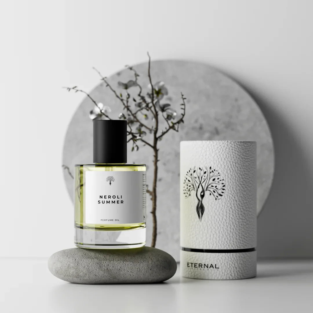 Neroli Summer perfume oil bottle with a dropper