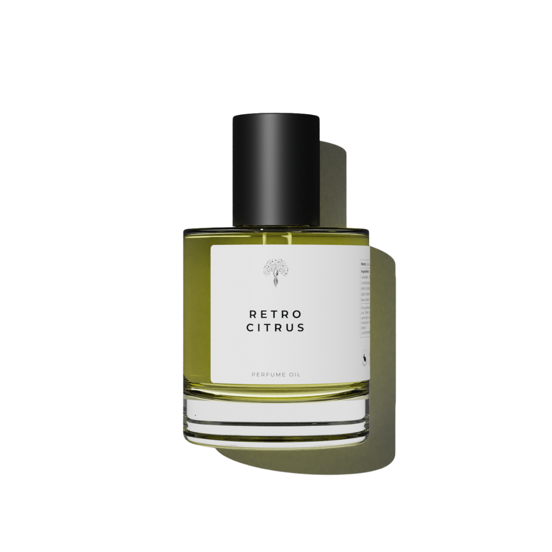Retro Citrus perfume oil bottle picture